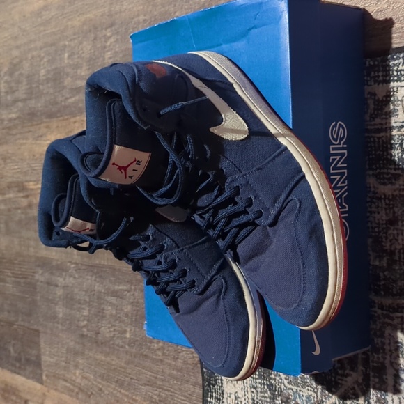 Jordan 1 high olympic- midnight navy - Picture 1 of 6